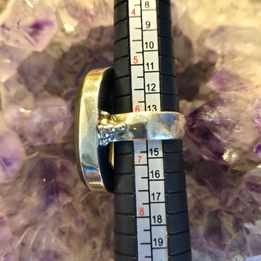 Sterling Silver Jasper Ring - Picture 5 of 7